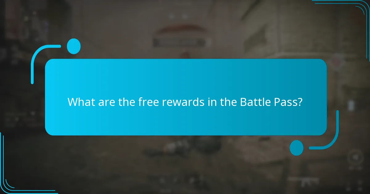 When do free rewards become available during the Battle Pass season?