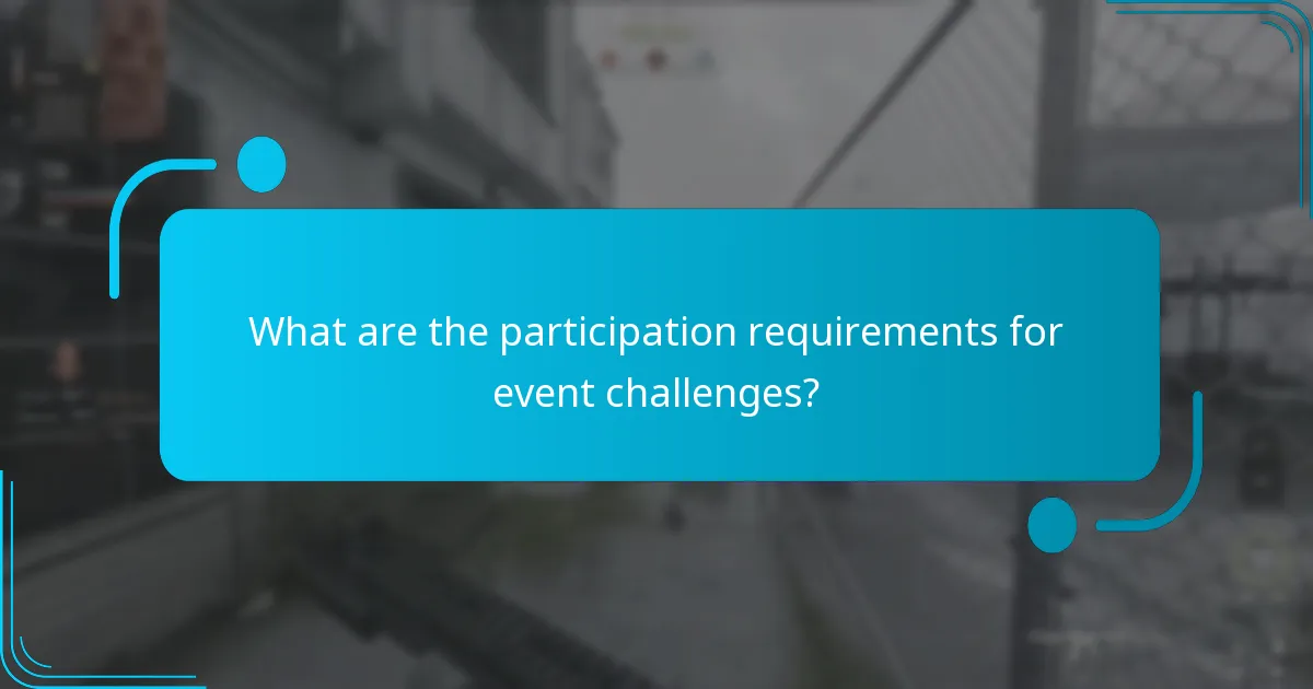 How do different event challenges compare?